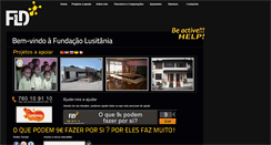 Desktop Screenshot of fundacao-lusitania.com