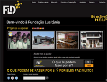 Tablet Screenshot of fundacao-lusitania.com